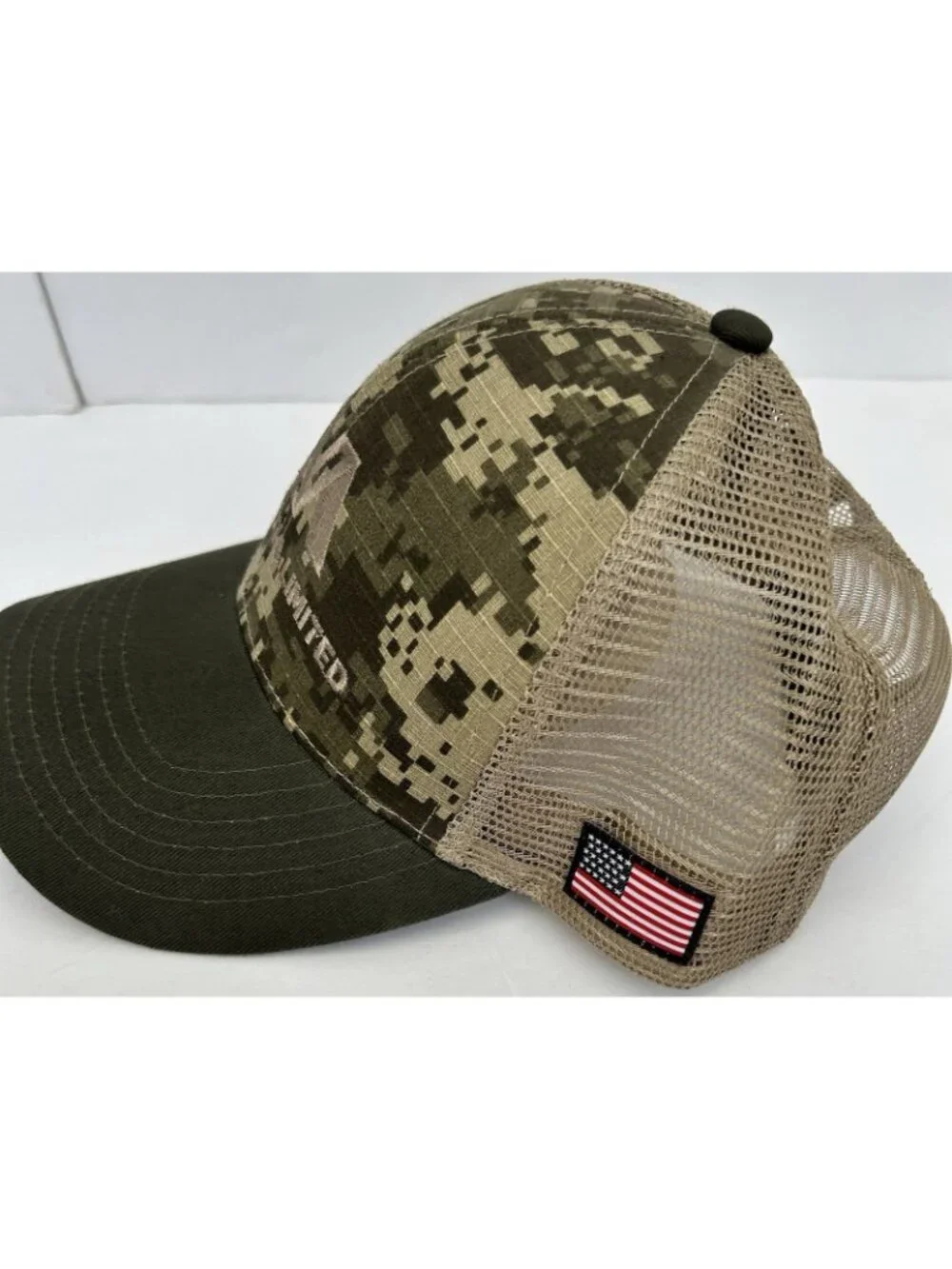 New Embroidered Camo Minnesota Limited Adjustable Military Green Trucker Hat Cap